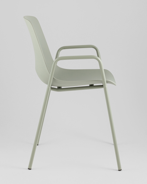 Стул пластиковый Kaira SL-7201F greyish green 90455