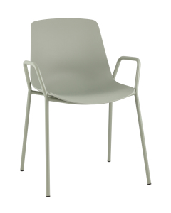 Стул пластиковый Kaira SL-7201F greyish green 90455