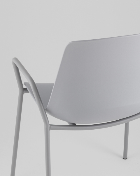 Стул пластиковый Kaira SL-7201F grey 90454