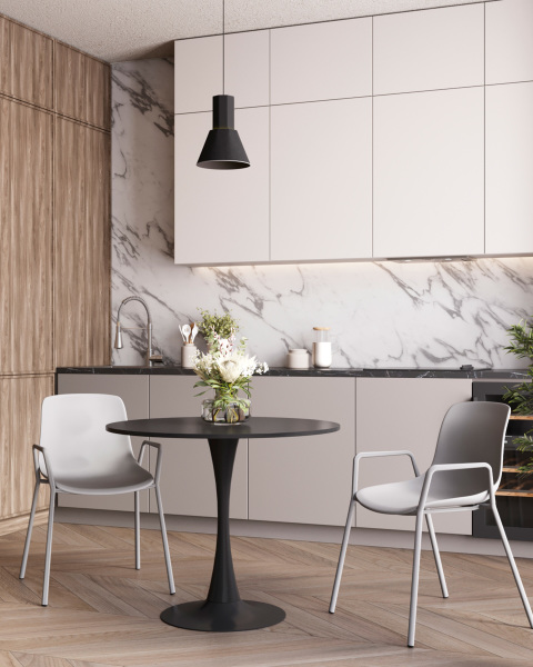 Стул пластиковый Kaira SL-7201F grey 90454