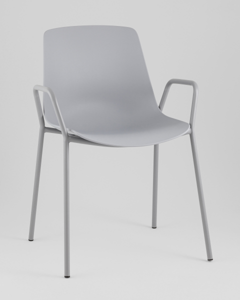 Стул пластиковый Kaira SL-7201F grey 90454