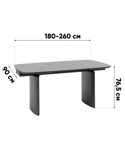 Кухонный стол Stool Group DF159-4WT 180 top DUAL