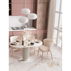 Кухонный стол Stool Group T-015 ceramic custard DUAL