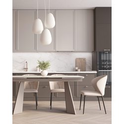 Кухонный стол Stool Group DT9026-160 grey top DUAL