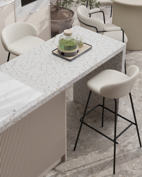 Барный стул Nita 9091C l.beige UF998-1