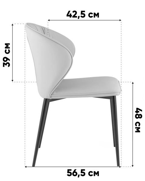 Обеденный стул Deia DC1151 S301-42 bl.l