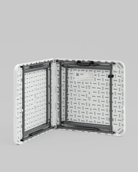 Стол складной Кейт Z122-3X-H.ADJ white
