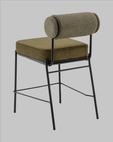 Полубарный стул Ponpoun Totoro Barstool OTE-SH 355+353 bl.l