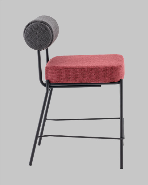 Полубарный стул Ponpoun Totoro Barstool OTE-SH 460+241 bl.l