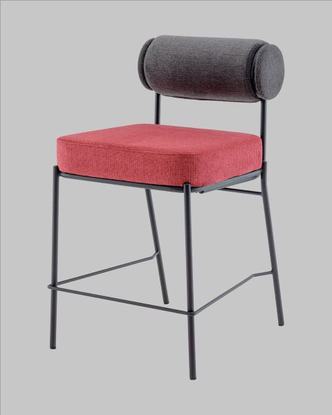 Полубарный стул Ponpoun Totoro Barstool OTE-SH 460+241 bl.l
