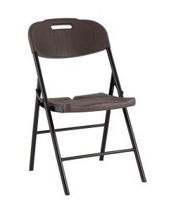 Складной стул Кейт D25-BL w. brown
