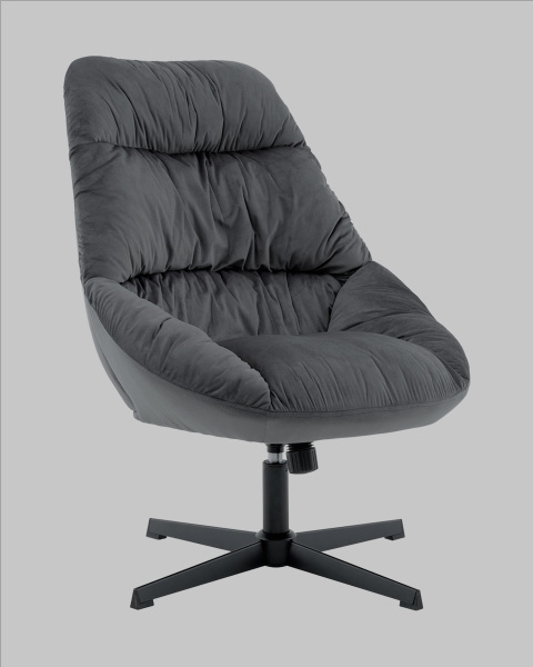 Кресло Оррелл QH-8347KT HLR-21 dark grey