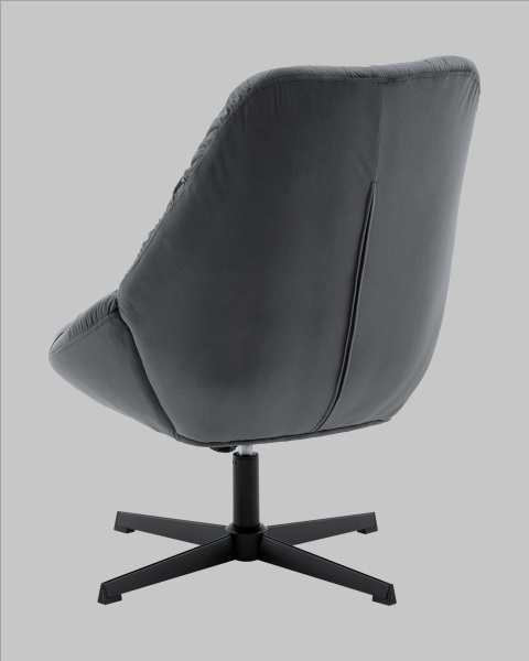 Кресло Оррелл QH-8347KT HLR-21 dark grey