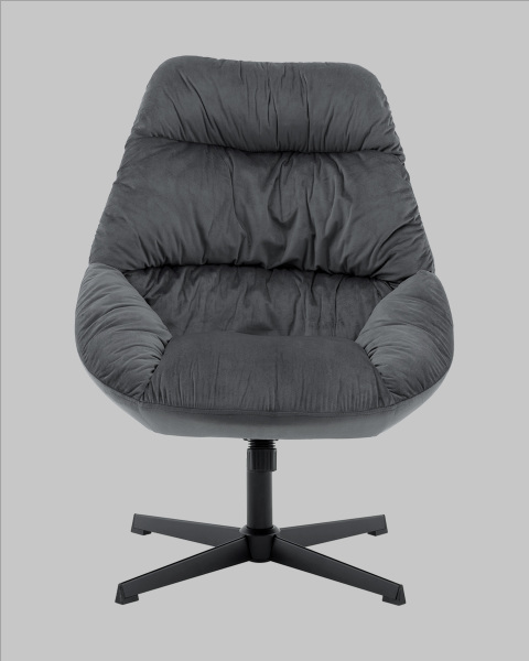 Кресло Оррелл QH-8347KT HLR-21 dark grey