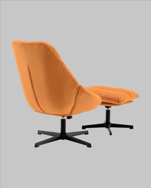 Кресло Оррелл QH-8347KT-OT HLR-43 orange