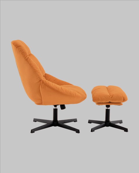 Кресло Оррелл QH-8347KT-OT HLR-43 orange