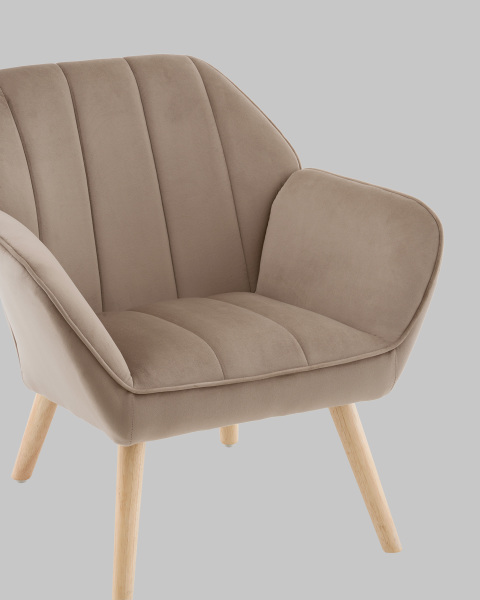 Кресло Руди QH-2802K HLR-8 brown