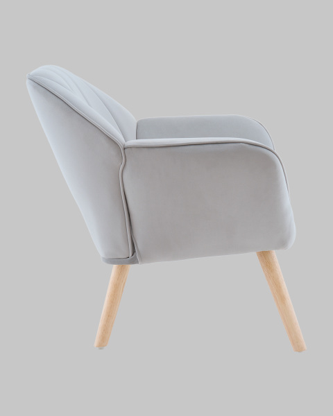 Кресло Руди QH-2802K HLR-14 light grey