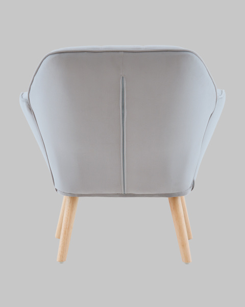 Кресло Руди QH-2802K HLR-14 light grey