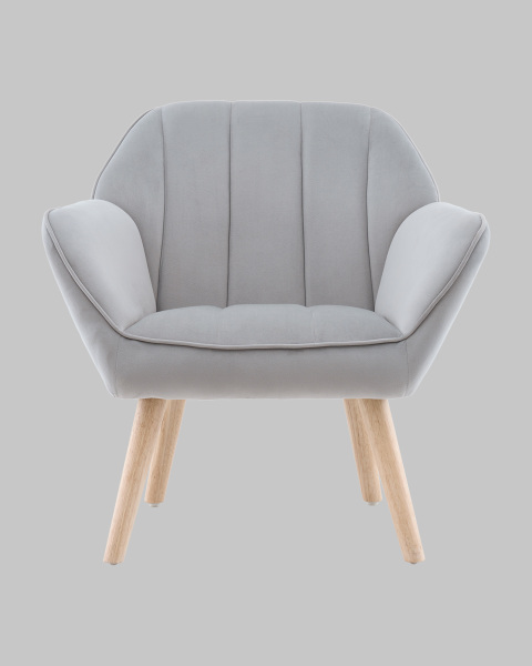 Кресло Руди QH-2802K HLR-14 light grey