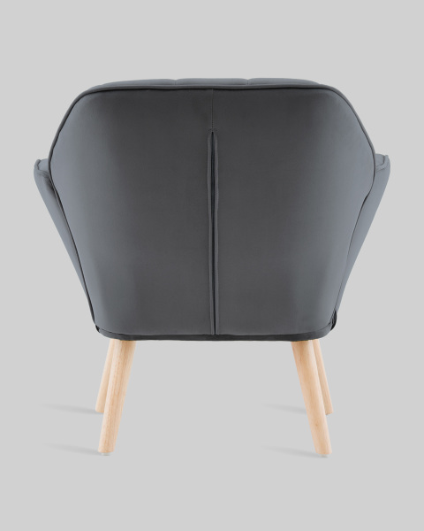 Кресло Руди QH-2802K HLR-21 dark grey