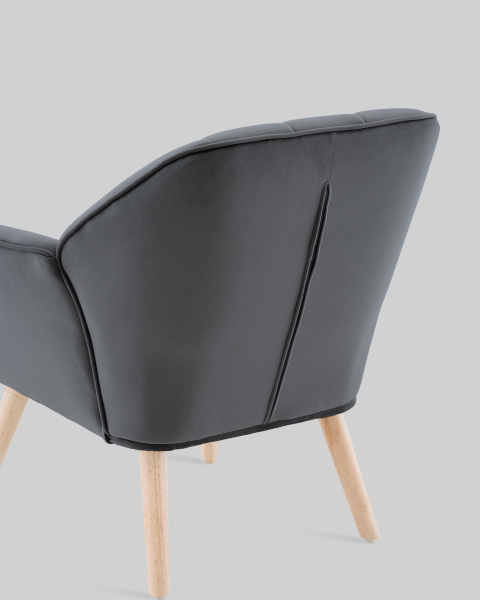 Кресло Руди QH-2802K HLR-21 dark grey