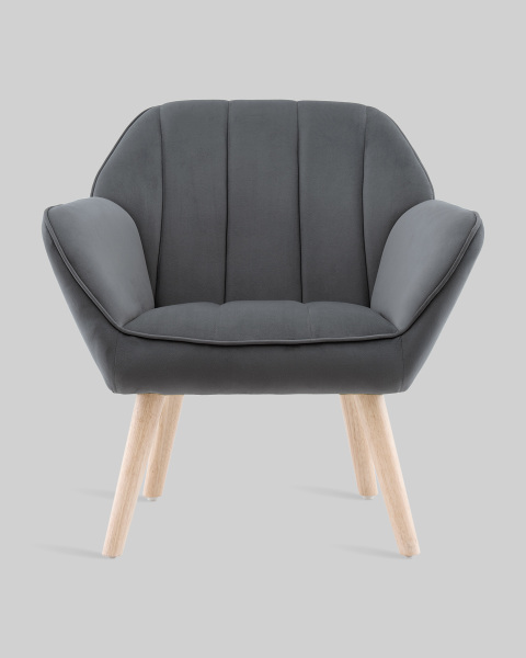 Кресло Руди QH-2802K HLR-21 dark grey