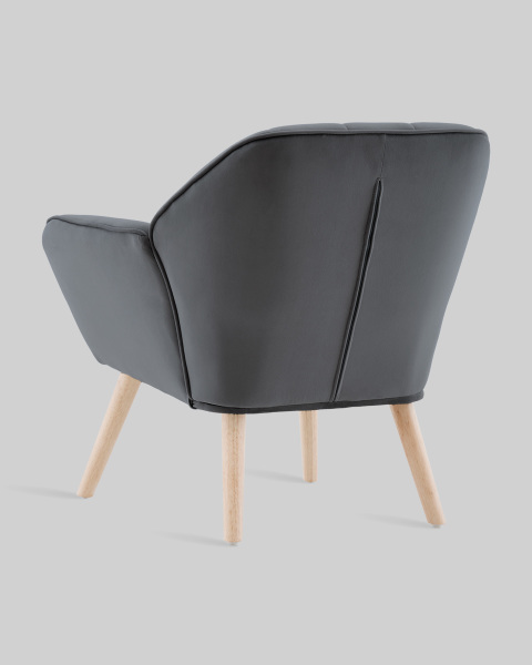 Кресло Руди QH-2802K HLR-21 dark grey