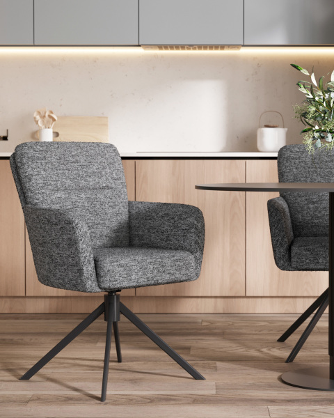 Обеденный стул Stool Group OS-2410 G1136 - d.grey 2, seat DUAL