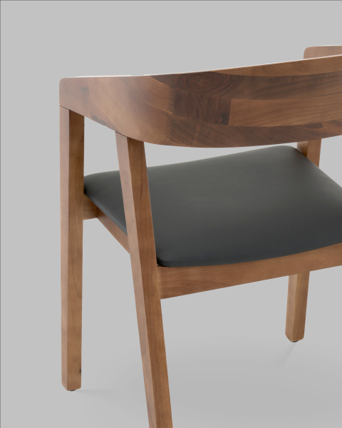 Обеденный стул Stool Group AL 101-woodcarry-ecoblack