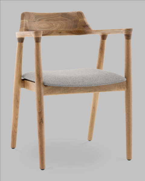 Обеденный стул Stool Group AL 103-woodrimini-grey
