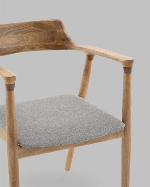 Обеденный стул Stool Group AL 103-woodrimini-grey