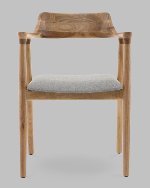 Обеденный стул Stool Group AL 103-woodrimini-grey