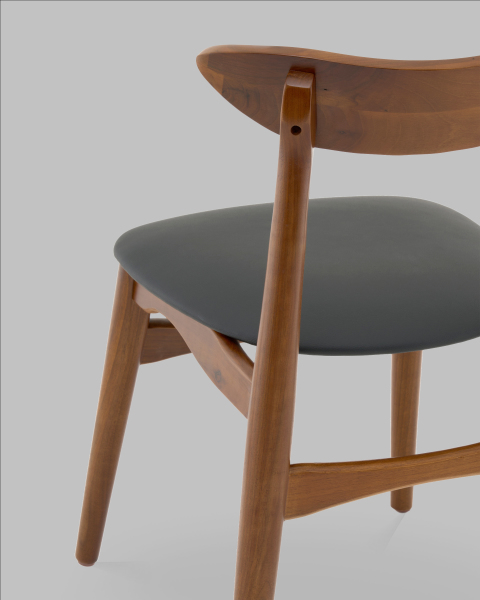 Обеденный стул Stool Group AL 104-woodsimpl-ecoblack