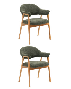 Комплект стульев Stool Group DM4774 OTE-S-355 GREEN X2