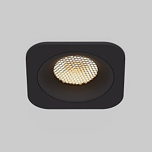 Встраиваемый светильник Tetro 15276/LED 10W 3000K черный IP44