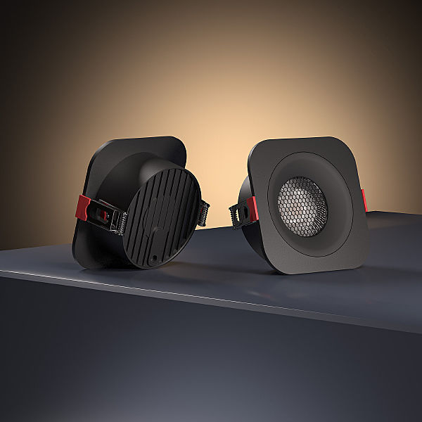 Встраиваемый светильник Tetro 15276/LED 10W 4000K черный IP44