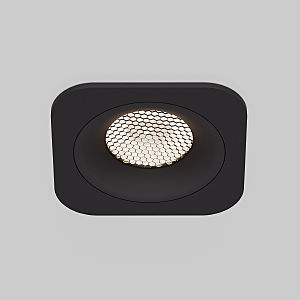 Встраиваемый светильник Tetro 15276/LED 10W 4000K черный IP44