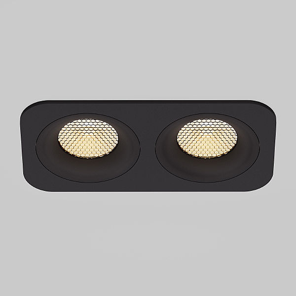 Встраиваемый светильник Tetro 15277/LED 20W 3000K черный IP44