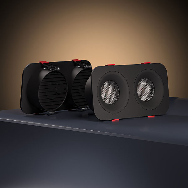 Встраиваемый светильник Tetro 15277/LED 20W 4000K черный IP44