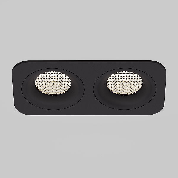 Встраиваемый светильник Tetro 15277/LED 20W 4000K черный IP44