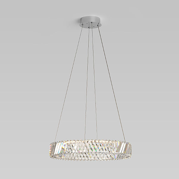 Подвесная люстра Solis 101004 LED никель хрусталь Strotskis