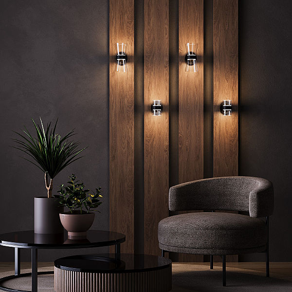 Настенное бра Vial 201053 LED черный