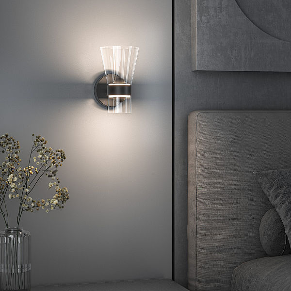 Настенное бра Vial 201053 LED черный