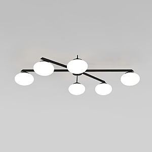 Потолочная люстра Opaline 70220/6 черный Smart