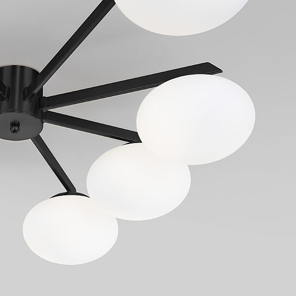 Потолочная люстра Opaline 70220/8 черный Smart