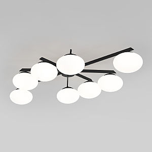 Потолочная люстра Opaline 70220/8 черный Smart