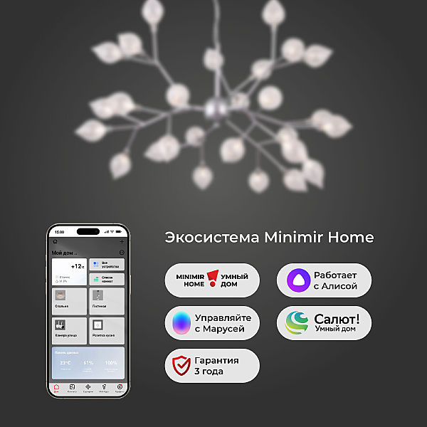 Подвесная люстра Boccio 546 Smart