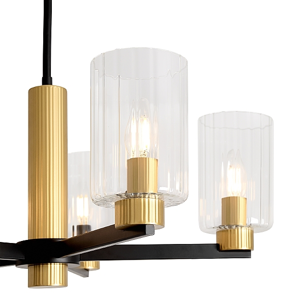 Люстра на штанге Ombre FR2051CL-05BBS