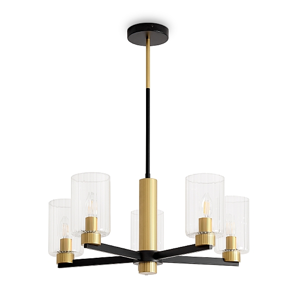 Люстра на штанге Ombre FR2051CL-05BBS